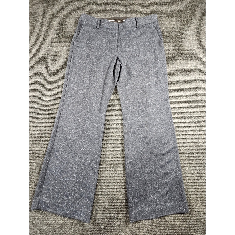 Ann Taylor Dress Pants Womens 14 Gray Elegant Professional Workwear Wide Leg